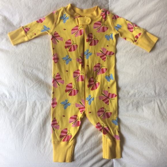 Hanna Andersson Infant Butterfly Pajamas - Picture 1 of 3